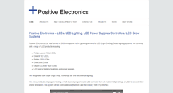 Desktop Screenshot of positiveelectronics.com